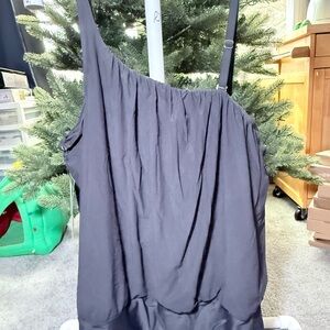 Mazu Swim One-Shoulder Swim Tankini Top